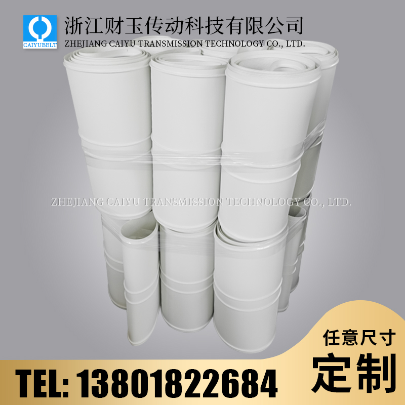 浙江财玉传动科技有限公司/CAIYUBELT/白色PU食品行业输送带